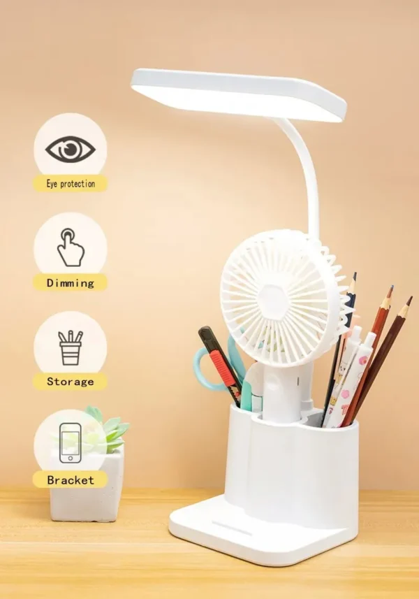 led learning dormitory bedroom bedside reading night light table lamp (qp-2209-b) - Image 8