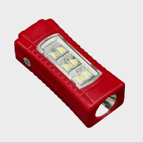 led light solar and electric rechargeable emergency battery and torch light rl6006s - Image 5