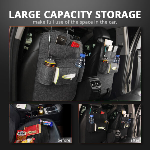 multifunction   car seat organizer car storage organizer car seat side organizer  car accessories - Image 5