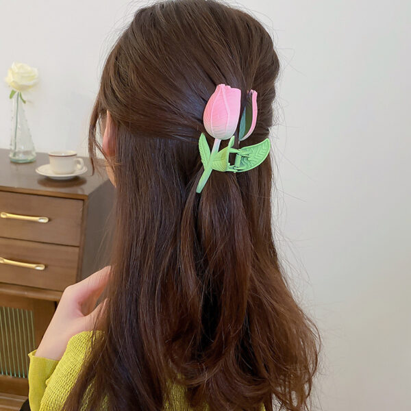 pack off 01 flower girl hair clip | hair clip for women | best quality hair clip | catcher for women & girls ( standard large size) - Image 7