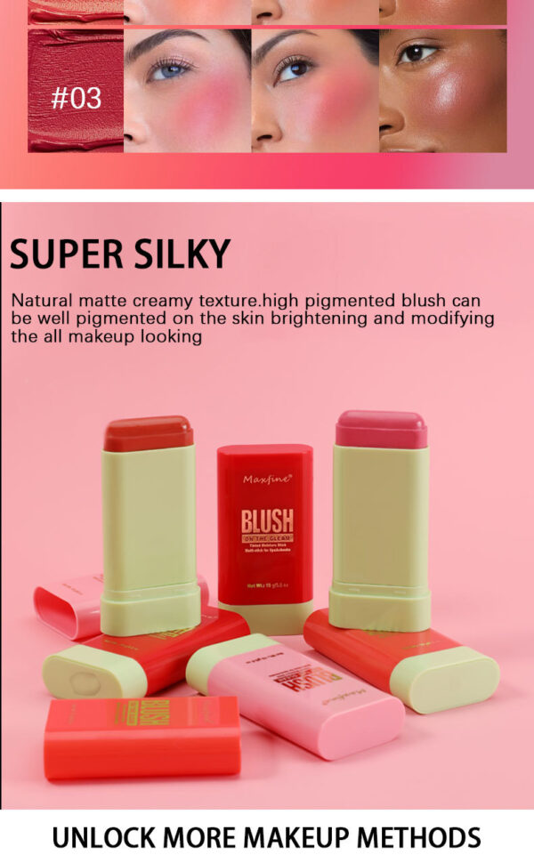pixi by petra blush stick waterproof multi functional easy color delicate moisture