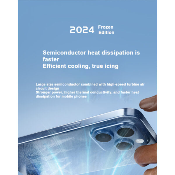 sl-25 15w high power mobile phone original cooler radiator with magnetic/clip, fast ice cooling, and rgb led light - Image 7