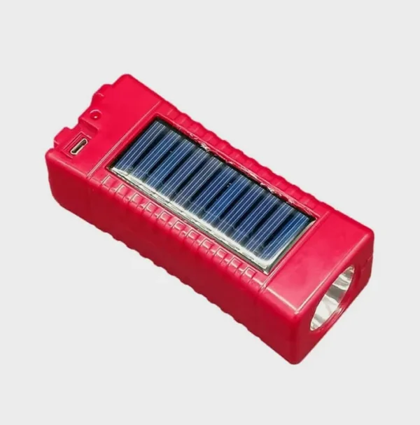 led light solar and electric rechargeable emergency battery and torch light rl6006s - Image 7