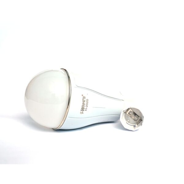 hope’s h-2020 led rechargeable 9 watt bulb with double battery | best quality rechargeable bulb ( chori bulb ) - Image 5