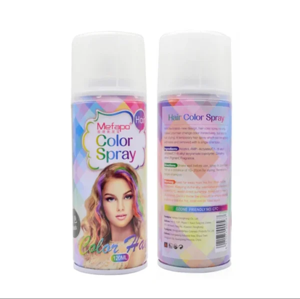 temporary hair colour spray-golden (120ml) - Image 5