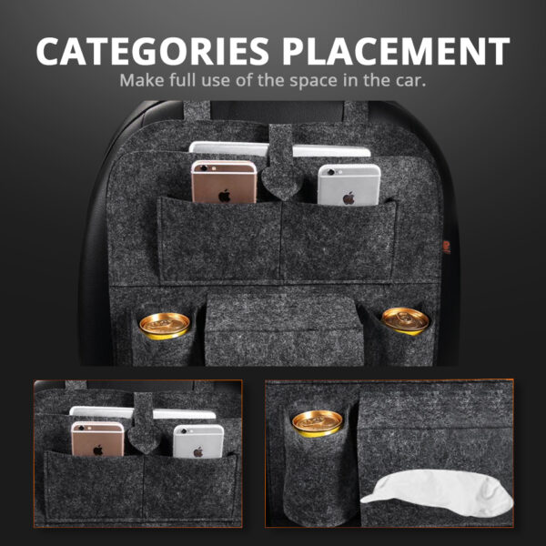 multifunction   car seat organizer car storage organizer car seat side organizer  car accessories - Image 6