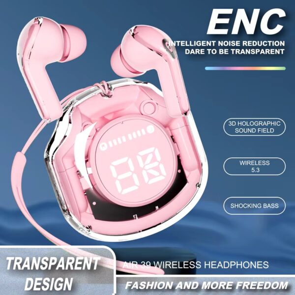 air31 wireless earbuds | transparent design wireless air 31 earbuds with crystal clear sound - Image 11