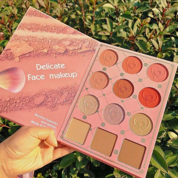 mocallure 4 in 1 eyeshadow palette book/  eyeshadow palette  blush and eyeshadow palette - Image 21