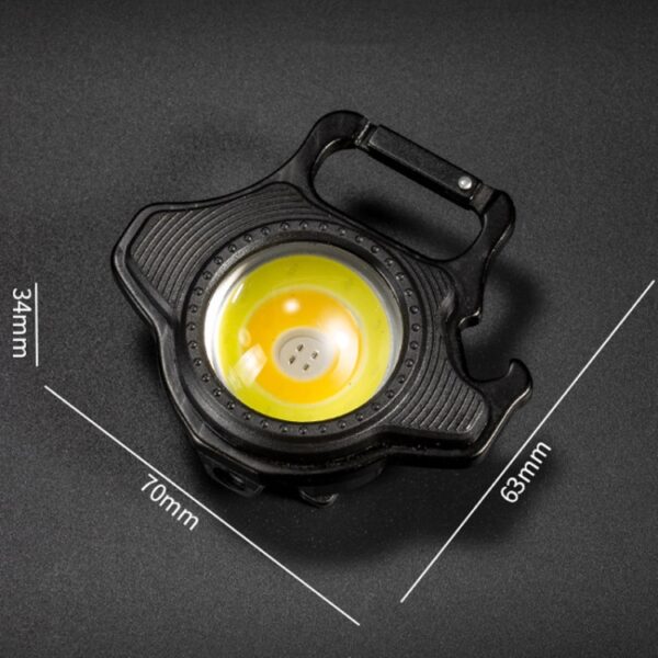 w5133 cob rechargeable keychain light small and lightweight - Image 2