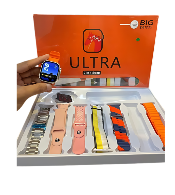 laxasfit  7 in 1 ultra smart watch (random color)