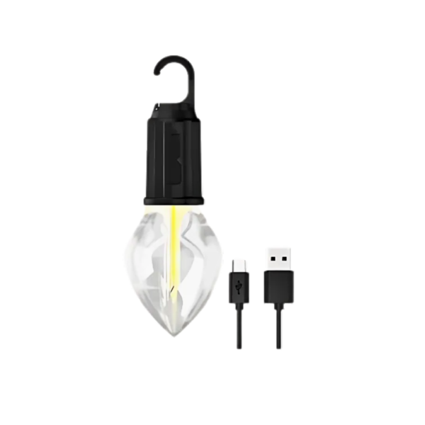 multi-purpose led rechargeable outdoor camping work light bulb with hook for hanging - t03 - Image 6