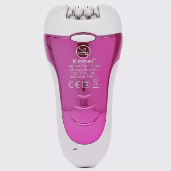 kemei 1208-a multifunctional women epilator & shaver – female hair remover – rechargeable electric lady shaver ( random color ) - Image 4