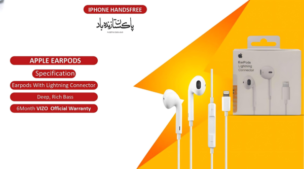 apple earpods lightning connector | ear phone for iphone - Image 2