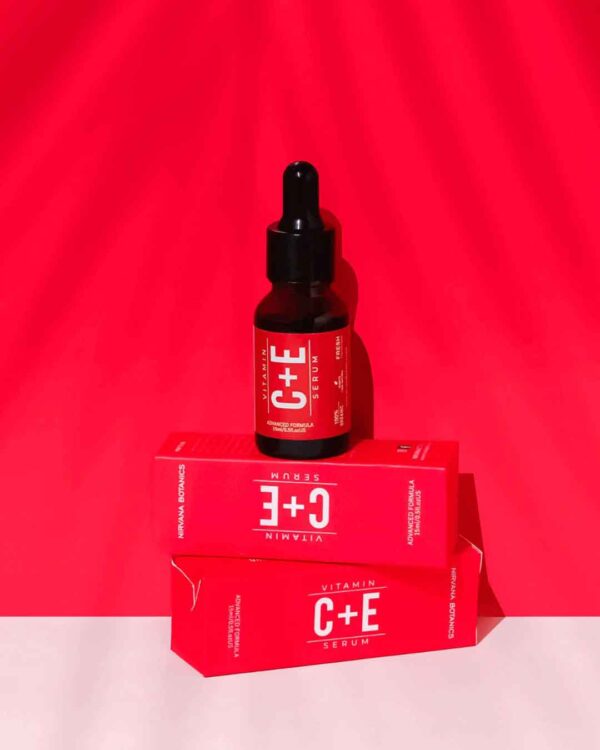 nirvana botanics vitamin c + e serum - 15ml | anti acne & glowing serum vitamin c + e - Image 7