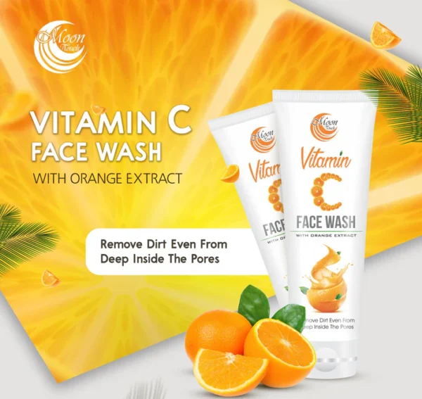 pore minimizer vitamin c face wash (skin tightening-anti aging) 100ml - Image 3