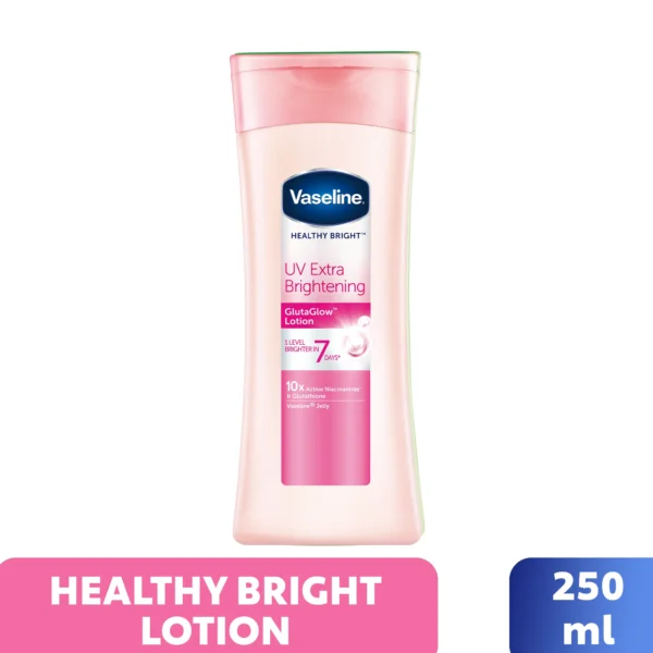 vaseline healthy bright uv extra brightening glutaglow skin care lotion - Image 3