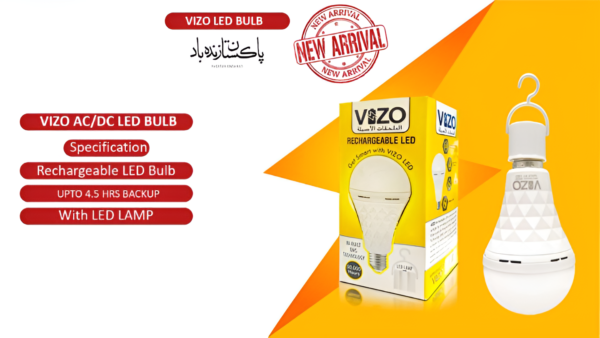 ac/dc rechargeable led bulb | led light bulb for home & office - Image 2