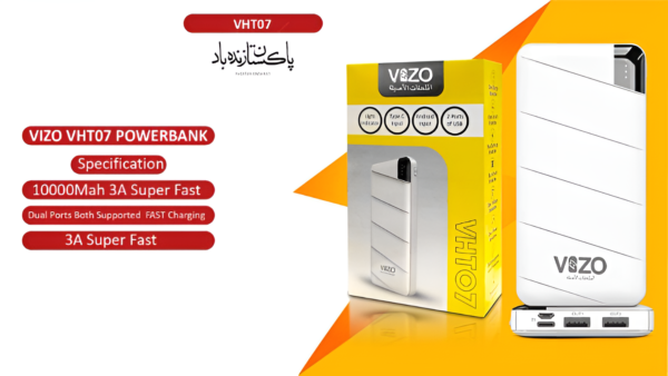 vht-07 fast power bank for mobile, bluetooth speakers or any rechargeable items - Image 2