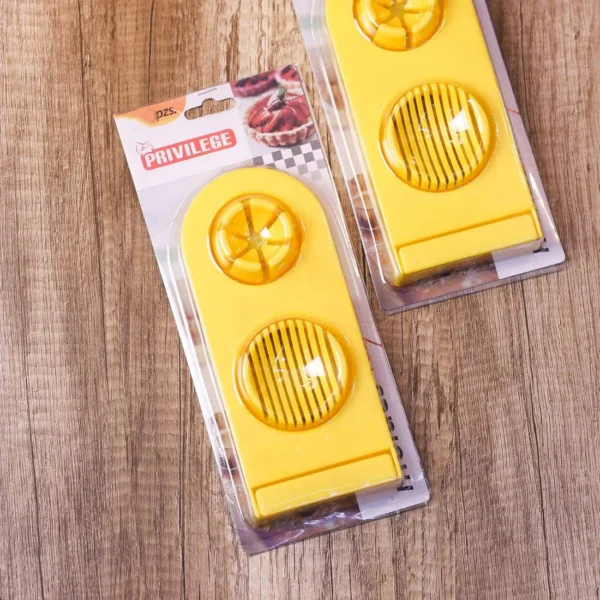 multifunctional egg slicer cutter tool (random color) - Image 3