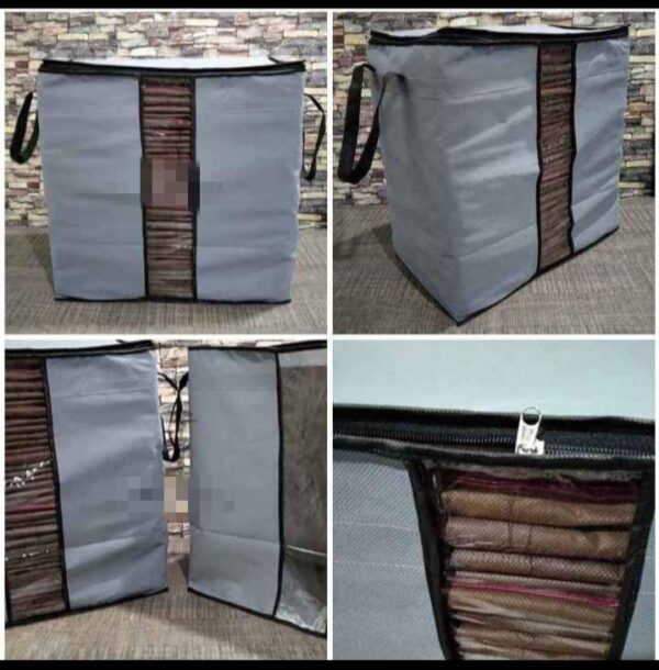 grey organizer bag