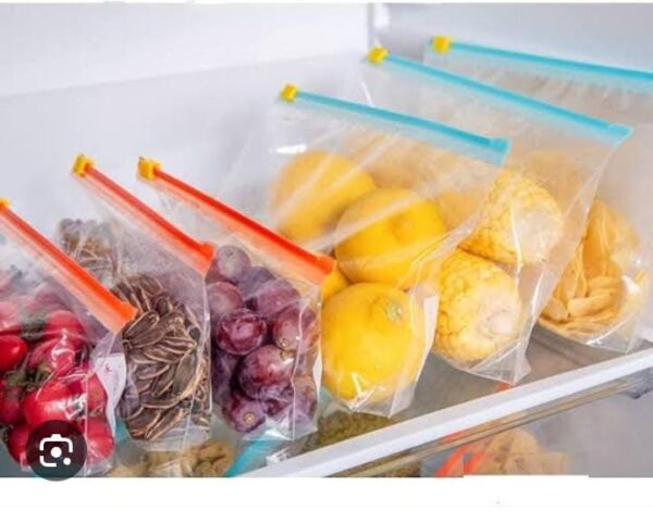 food storage slider bag freezer zipper bags fresh-keeping freezing heating food sealing packaging kitchen accessories