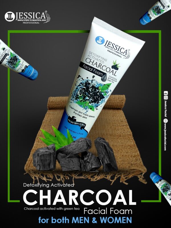 jessica detoxifying activated charcoal face wash
