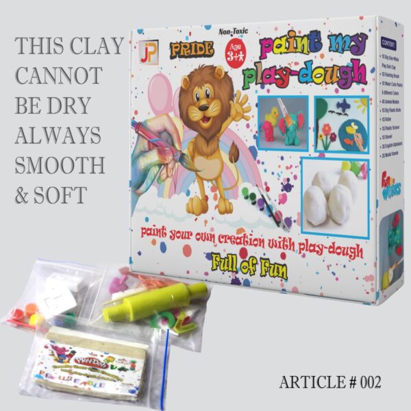 jungle play dough clay box