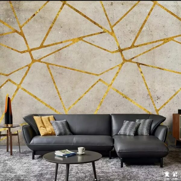 acrylic mirror wall stickers golden wall strips acrylic mirror wall decor  8 ft size