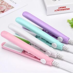 mini portable hair straightner / air smooth, silky, frizz-free and healthy.  (random color)