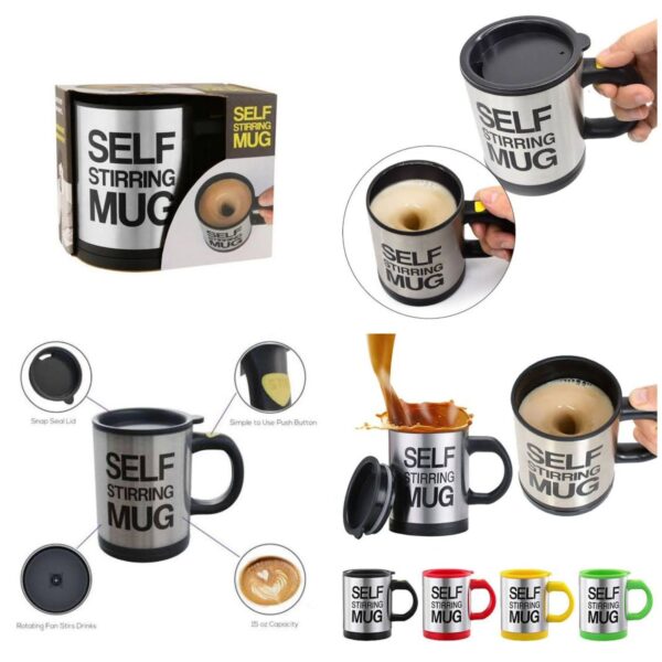 self stirring mug (cell operated) (random colors)