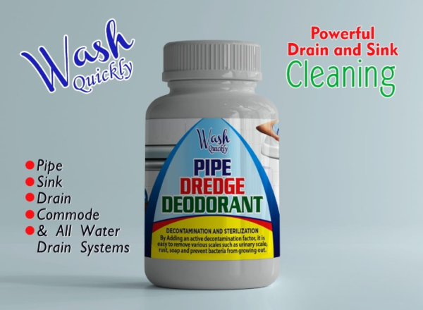 pipe dredge deodorant - quick wash sink and drain cleaner (100g)