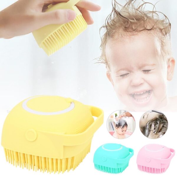 combo deal of 4 in 1 foot scrubber – 4 step pedicure (cleanse, scrub, file and buff) + silicone bath brush | bath brush scrubber ) ( random color ) - Image 7