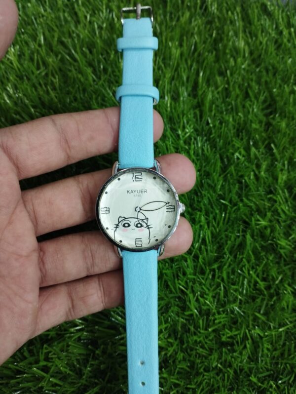 kayuer ladies belt comfortable wearing stylish and casual quartz watch adjustable buckle to match various occasion clothes (random color)