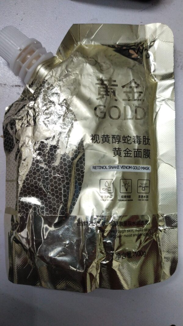 retinol snake venom peptide gold mask moisturizing anti-aging anti-wrinkle brightening oil control mask skin care 100ml - Image 4