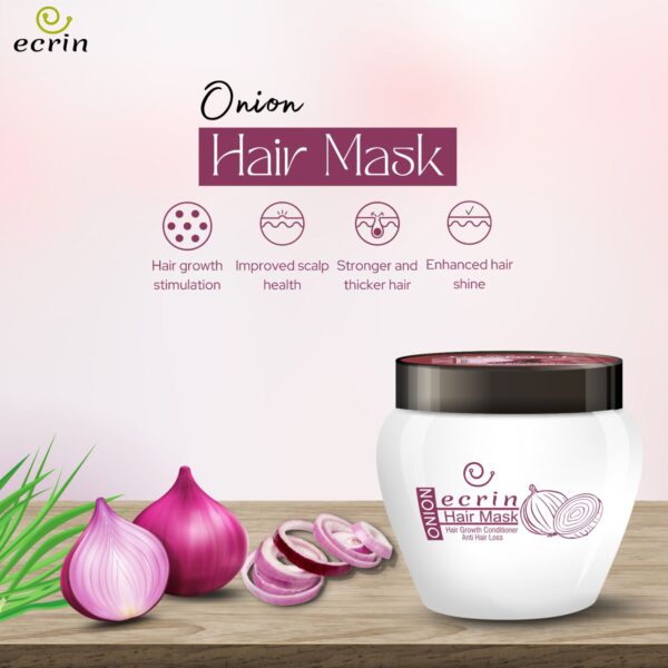 ecrin onion hair mask - hair treatment - 300ml