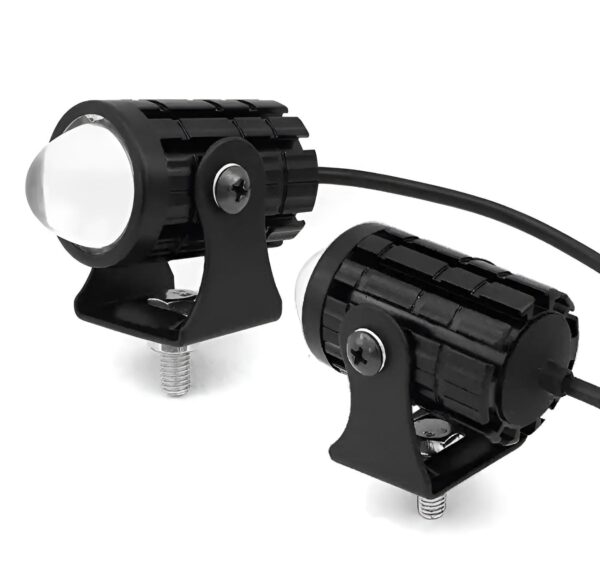 (1pcs) new mini driving fog light for all motorcycle, cars, jeep  dual function white-yellow lens projectors auxiliary light 20w