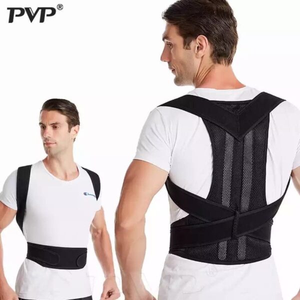 adjustable posture back belt, posture corrector belt for men and women, back support and shoulder belt - Image 5