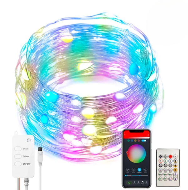mega power smart  rg 33ft 100 led  b fairy light. - Image 4