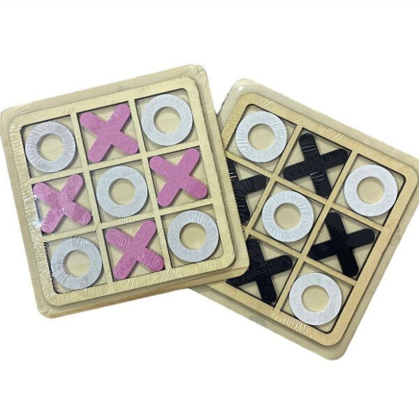 tic-tac-toe toy xo board game xo chess parent-child educational toys(random color ) - Image 2