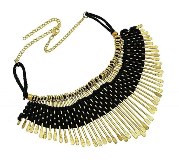 multi and black color choker necklace for women / fancy pendant choker for girls - Image 3