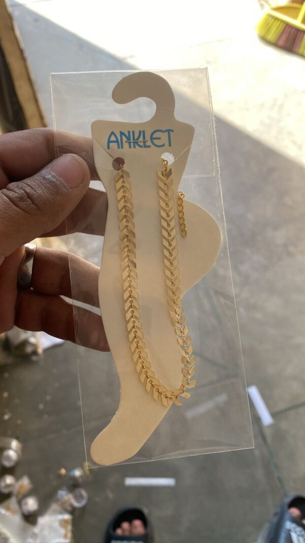 1 pcs of antique arrow anklets for women summer beach barefoot chain anklet bohemian - Image 2