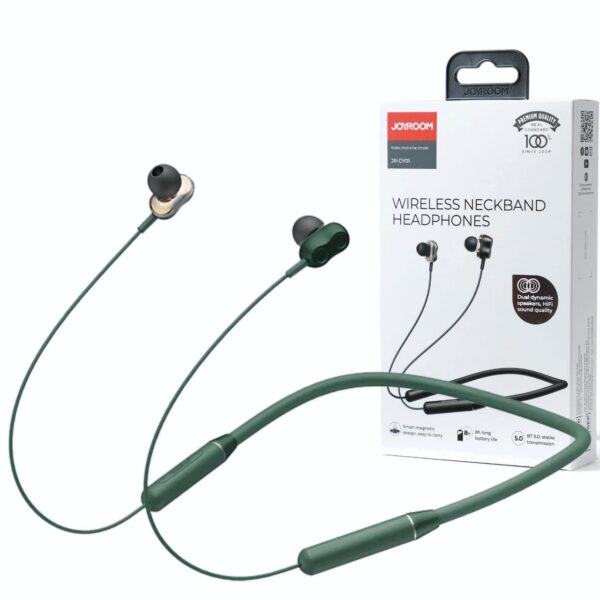 jr-dy01 joyroom magnetic neck sports bluetooth headphones (random colors)