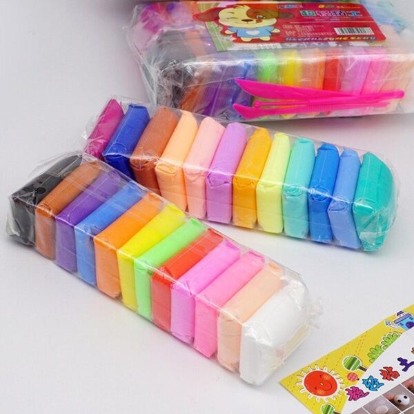 molding air dey clay for kids super clay  clay multi colors a set
