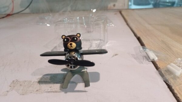 solar hello kitty aeroplane perfume fragrnace for car - Image 3