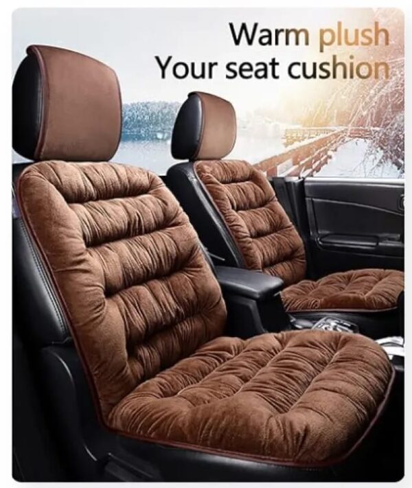 car seat comforter | car cushion seat | back support velvet car cushion seat
