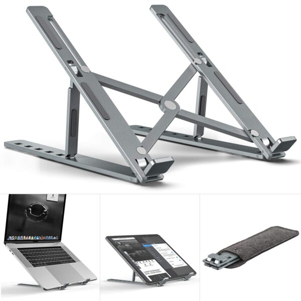 laptop stand creative folding storage bracket  fiber plastic