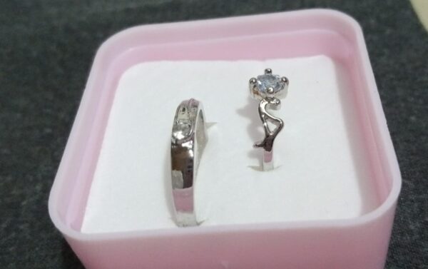 1 pair of couple ring for engagement and friendship gift | stainless steel ring - Image 6