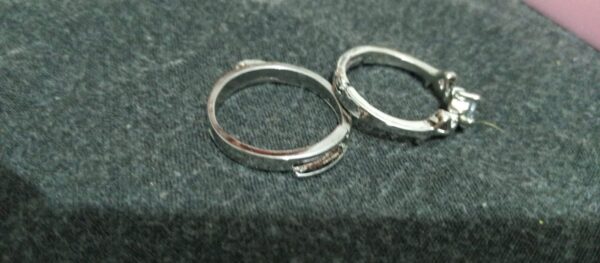 1 pair of couple ring for engagement and friendship gift | stainless steel ring - Image 11