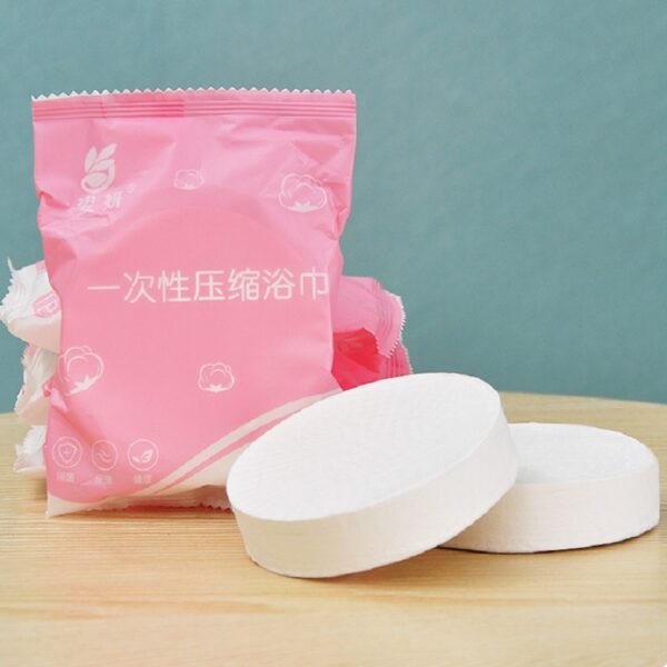 1 pcs of compressed bath towels disposable face towels large magical towel portable travel strong water absorption large travel hotel towels size 70 x 140 cm - Image 6