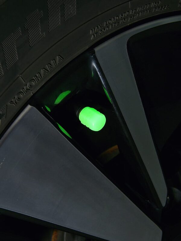 luminous valve motorcycle bicycle bike car wheel tyre hub cap fluorescent night glowing luminous valve stem caps decor - Image 5